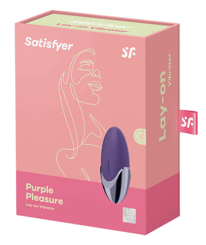 Satisfyer Layons Purple Pleasure 15-Function Rechargeable Silicone Stimulator – Purple