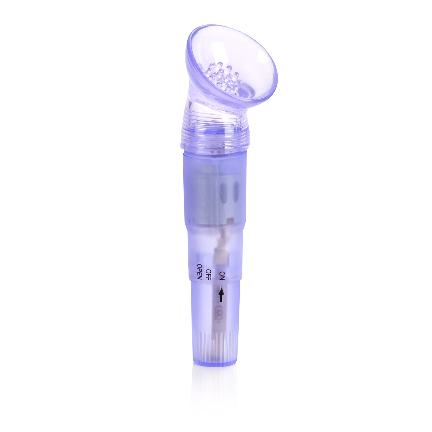 CalExotics First Time Travel Teaser Kit – Pocket Massager with 3 Tips – Purple