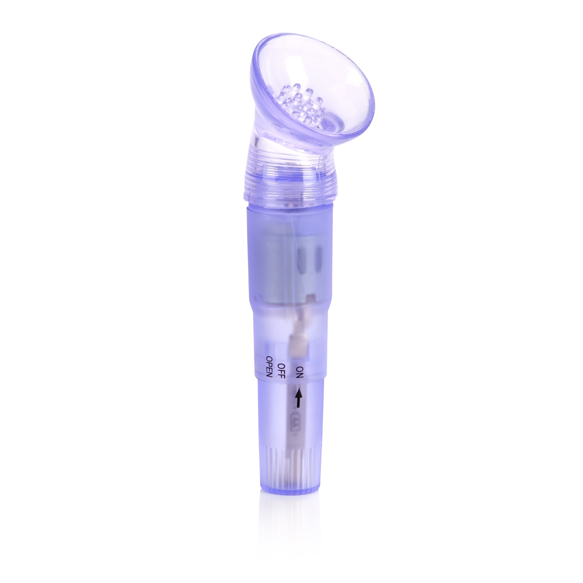 CalExotics First Time Travel Teaser Kit – Pocket Massager with 3 Tips – Purple