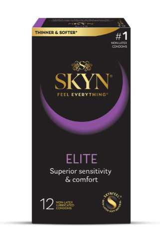 Lifestyles Skyn Elite Condoms - Ultra-Thin, Natural Feel, 12 Pack