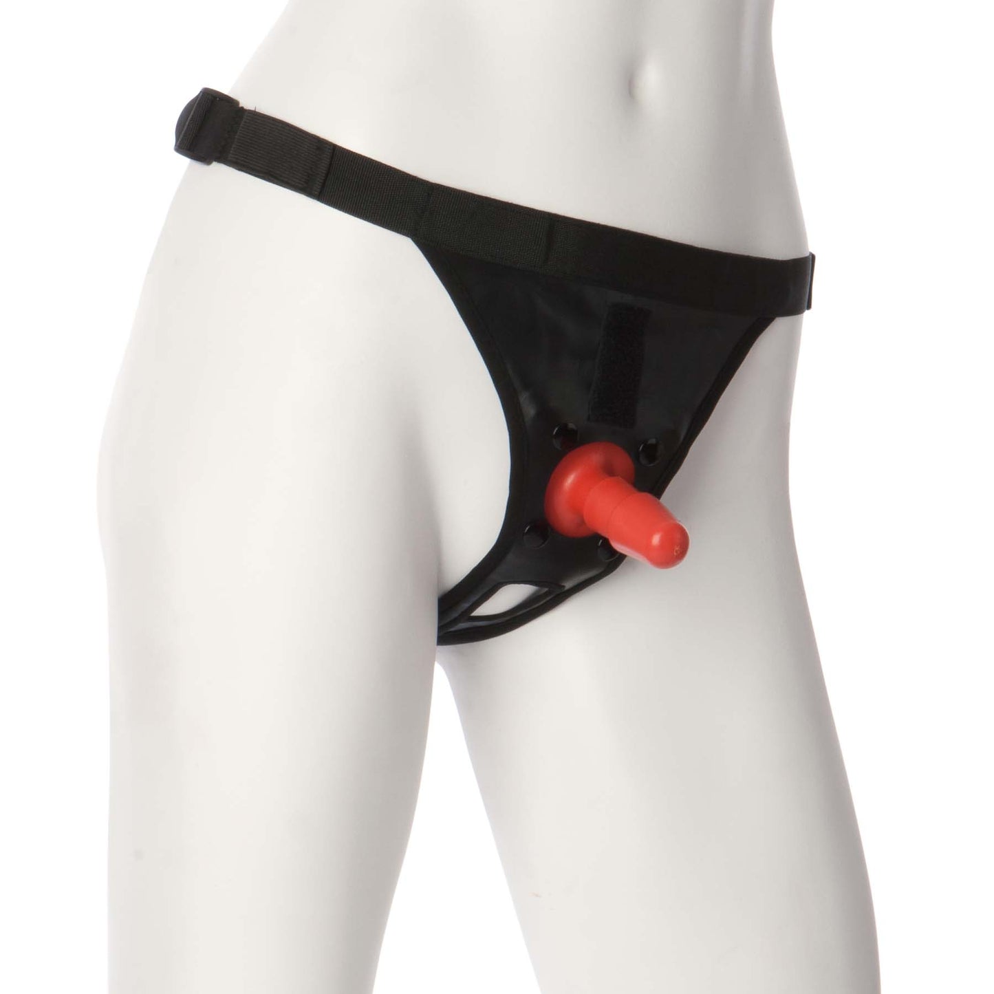 Doc Johnson Vac-U-Lock Ultra Harness with Plug – Red