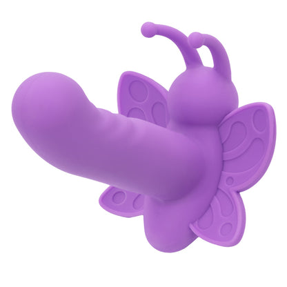 CalExotics First Time Rotating Venus Butterfly – Purple – 10 Function Butterfly Stimulator