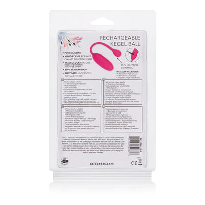CalExotics Rechargeable Kegel Ball Advanced – Pink – Multi-Function