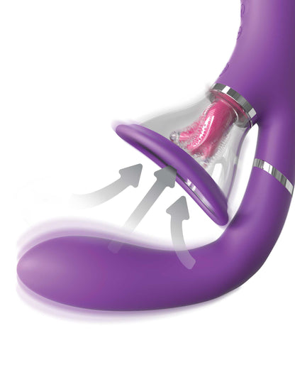 Pipedream Fantasy for Her Ultimate Pleasure Pro - Multi-Function Rechargeable G-Spot Vibrator - Purple