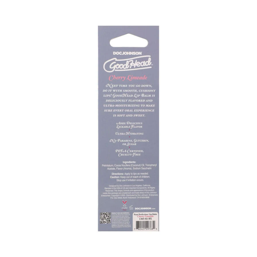 Goodhead Pout Perfection Lip Balm – Cherry Limeade – 0.50oz