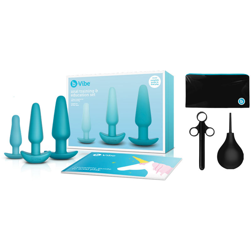 b-Vibe Anal Training Kit & Education Set – Teal
