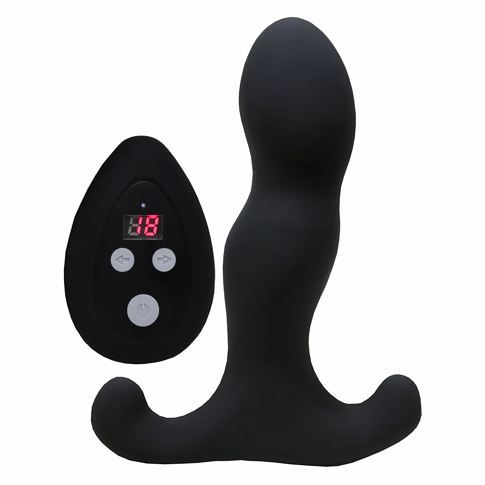 Aneros Vice 2 Rechargeable Remote-Controlled Prostate Stimulator – Black