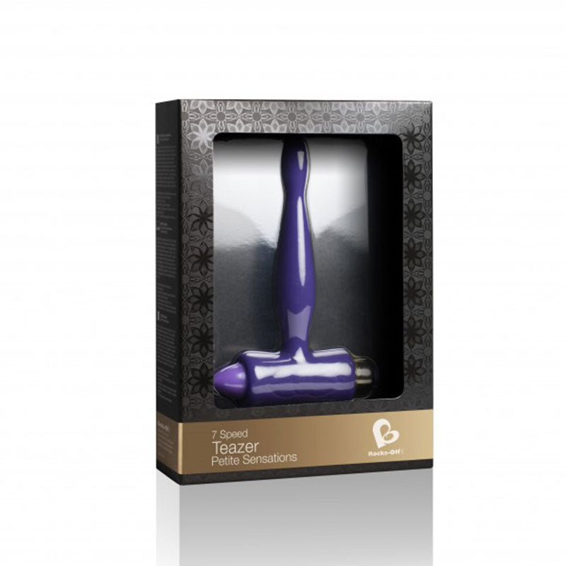 Rocks-Off Petite Sensations Teazer – Vibrating Anal Toy – Purple