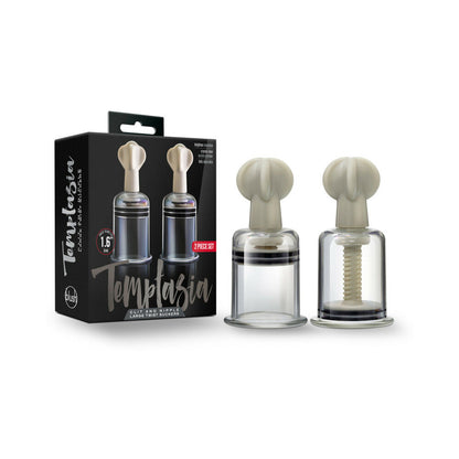 Temptasia Clit and Nipple Large Twist Suckers Set – Clear