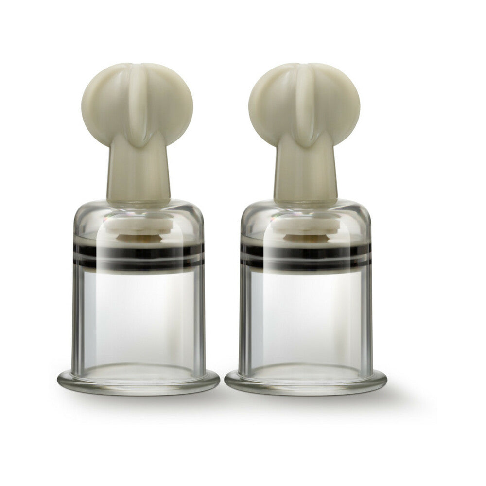Temptasia Clit and Nipple Large Twist Suckers Set – Clear