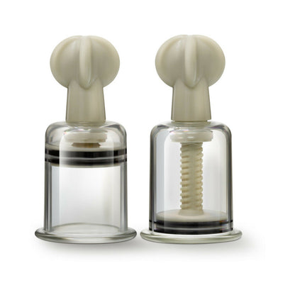 Temptasia Clit and Nipple Large Twist Suckers Set – Clear