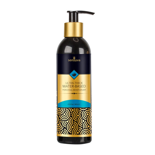 Sensuva Ultra-Thick Water-Based Personal Moisturizer 8 oz – Clear Gel