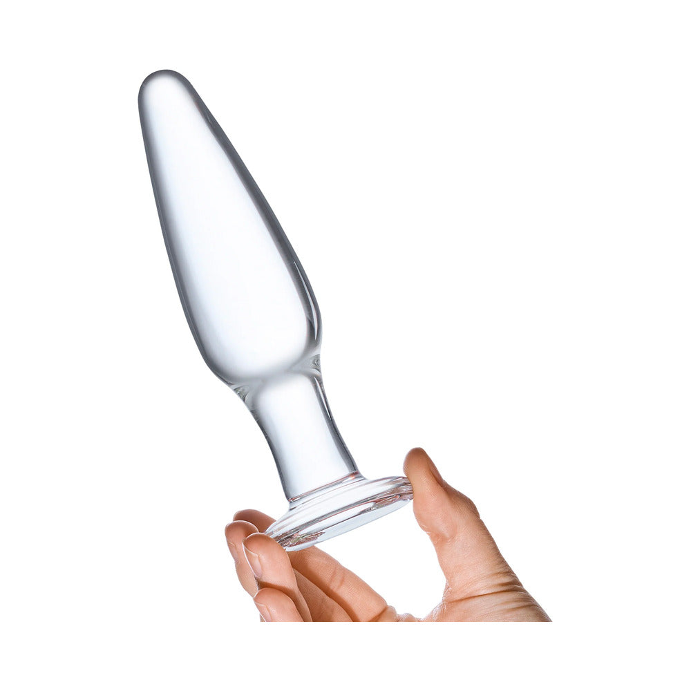 Electric Eel Glas 3-Piece Glass Anal Plug Training Set – Clear