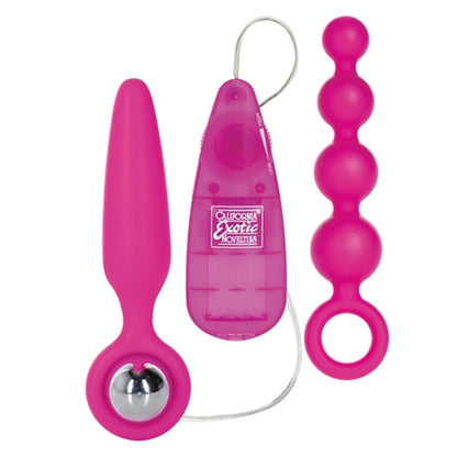 CalExotics Booty Call Vibro Kit - Pink - Multi-Speed Vibrator