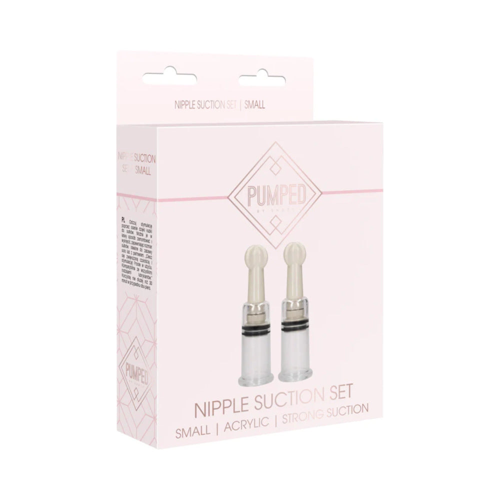 Pumped Nipple Suction Set Small – Rose Gold – Nipple Cups for Enhanced Sensitivity