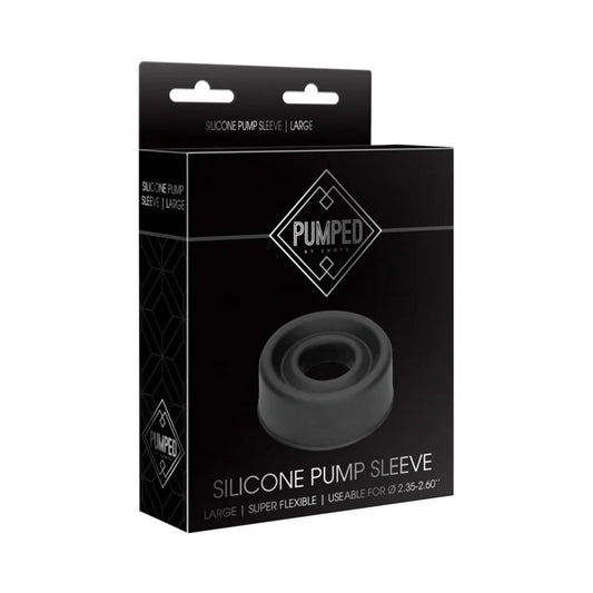 Pumped Silicone Pump Sleeve Large - Black