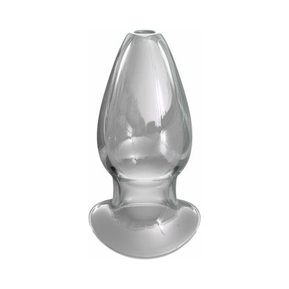 Pipedream Anal Fantasy Elite Collection Mega Anal Gaper Glass Tunnel Plug – Clear
