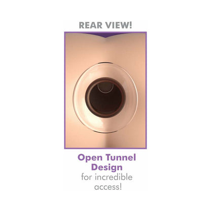 Pipedream Anal Fantasy Elite Collection Mega Anal Gaper Glass Tunnel Plug – Clear