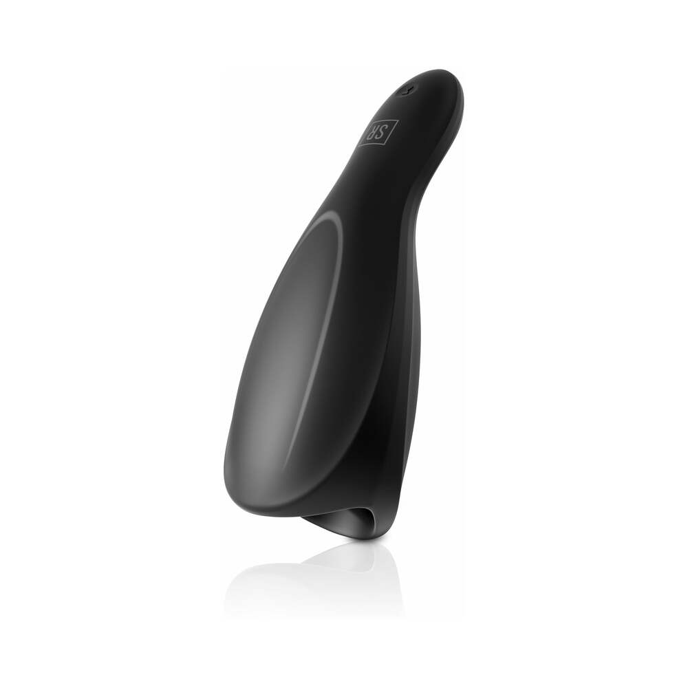 Pipedream Control Advanced Silicone Cock Teaser – Black – 10 Vibration Modes