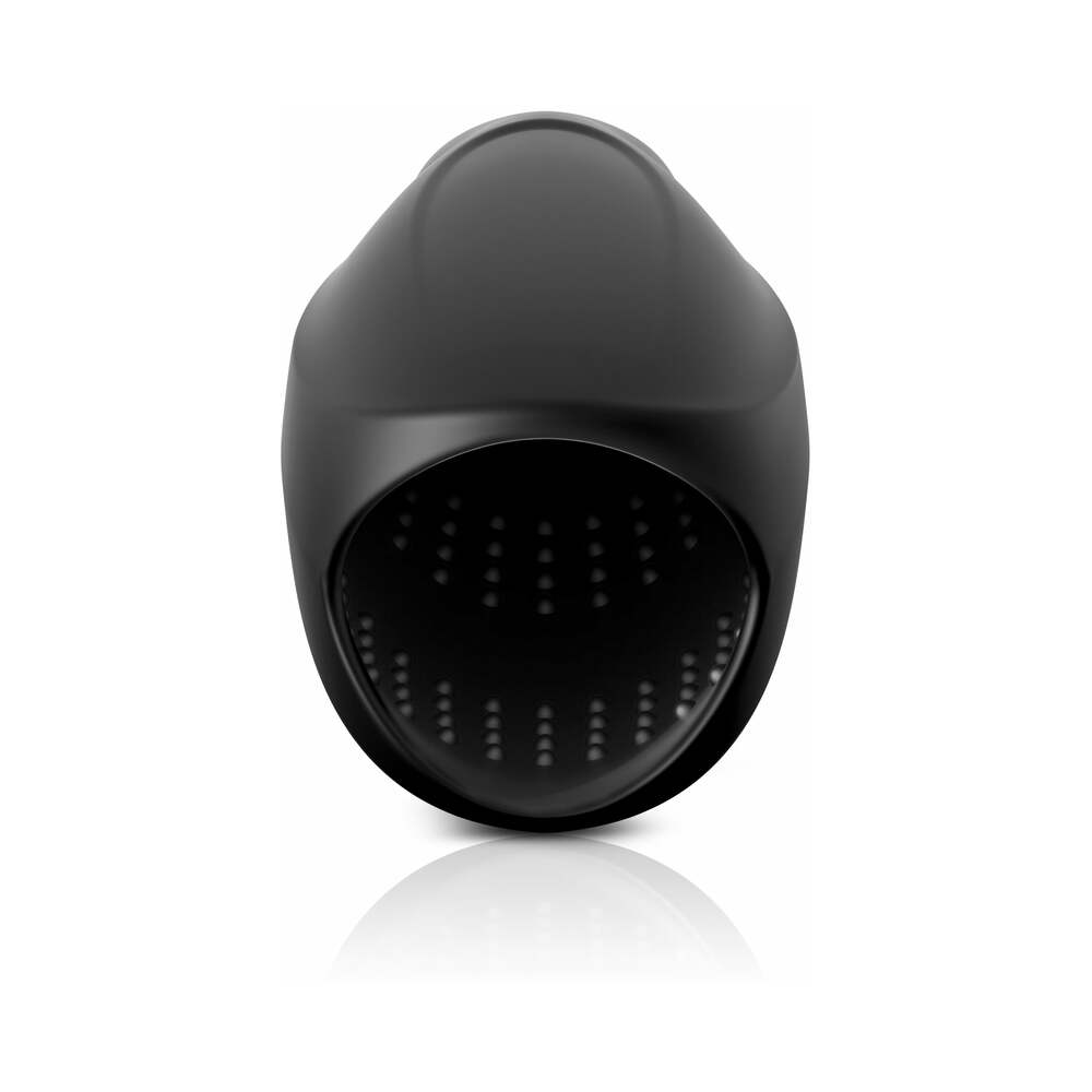 Pipedream Control Advanced Silicone Cock Teaser – Black – 10 Vibration Modes
