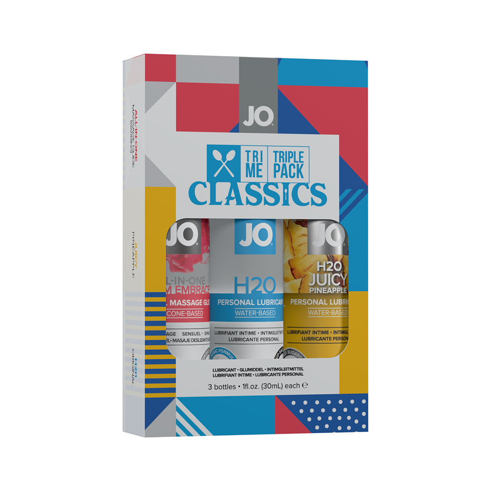 JO Tri Me Triple Pack Classics – Intimate Lubricants – Clear