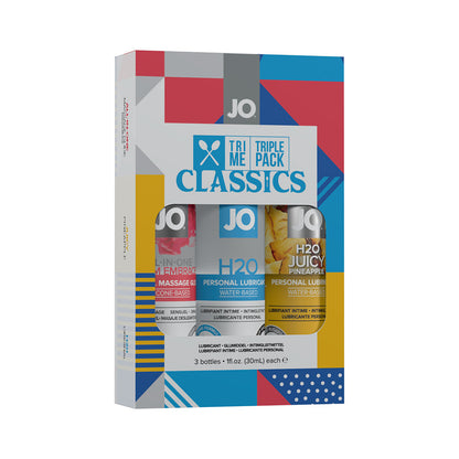 JO Tri Me Triple Pack Classics – Intimate Lubricants – Clear