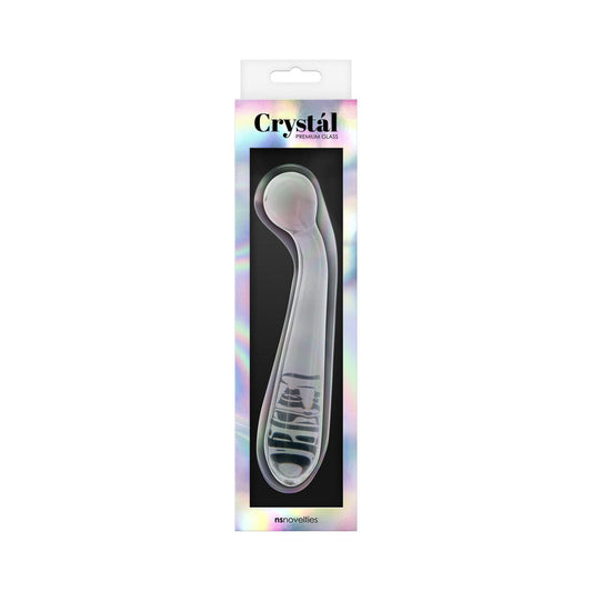 NS Novelties Crystal Glass G-Spot Wand – Clear