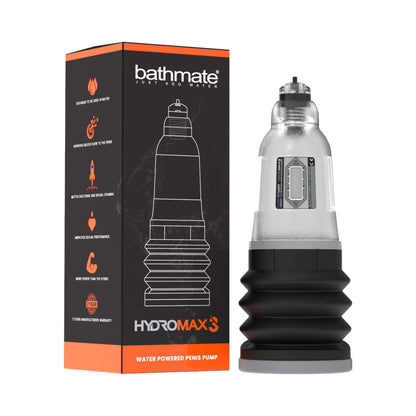Bathmate Hydromax3 Hydropump for Micropenis – Clear