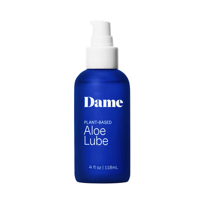 Dame Aloe Lube Personal Lubricant 4 oz - Clear - pH-Balanced and Toy-Safe