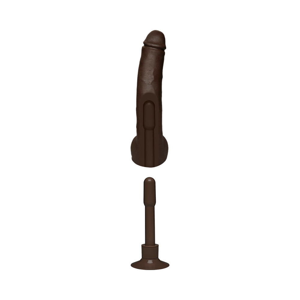 Doc Johnson Signature Cock Safaree Anaconda 12 in - Dark Brown