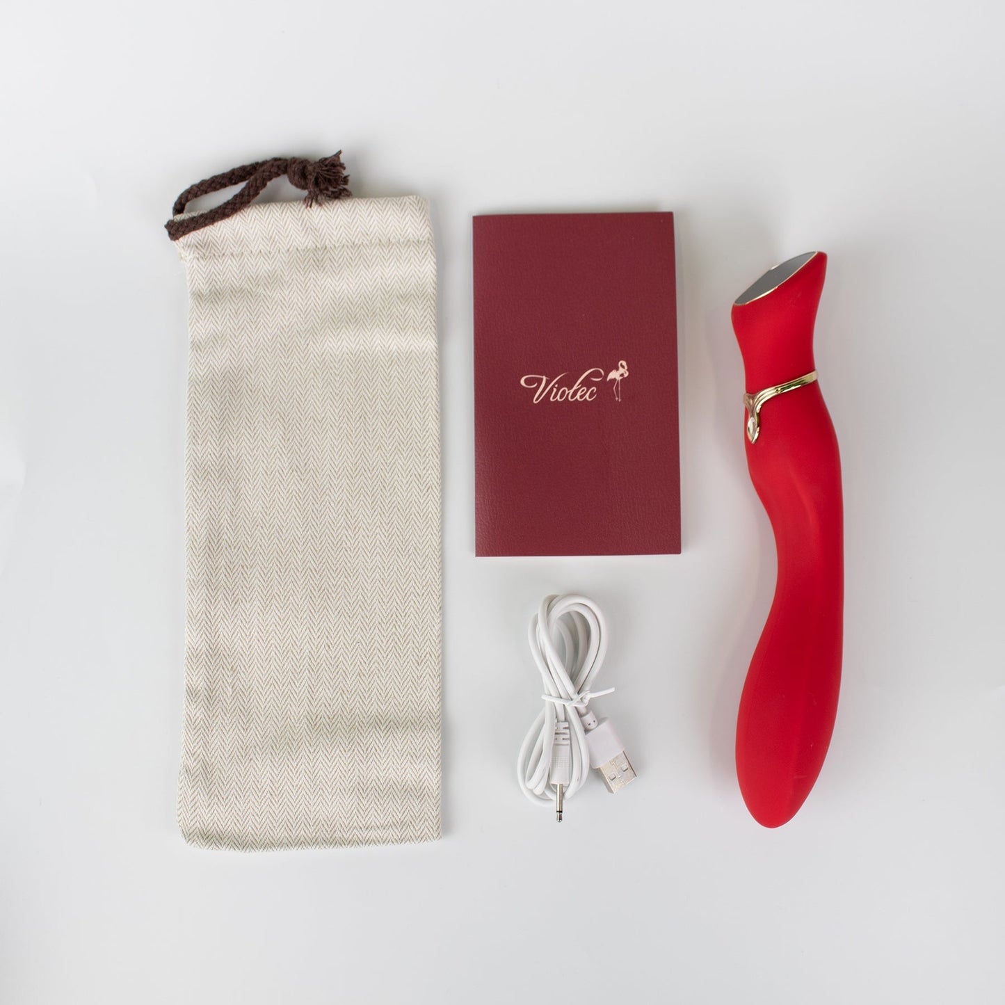 Viotec Chance G-Spot Vibrator – Red – LED Touch Screen
