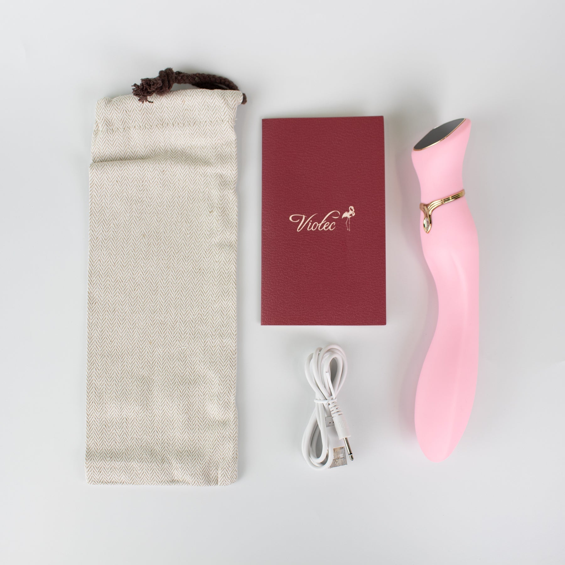 Viotec Chance G-Spot Vibrator with Touch Screen – Pink