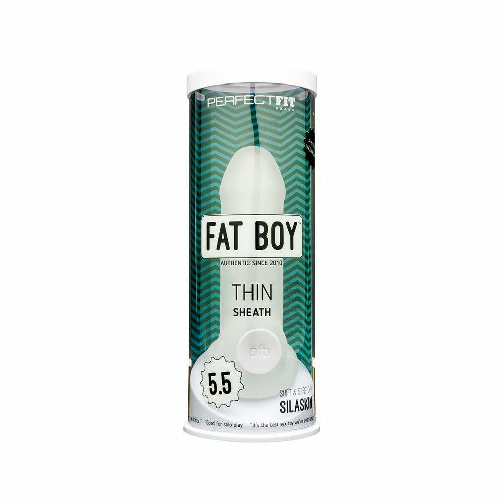 Perfect Fit Fat Boy Thin 5.5 in. Extender Sheath - Clear