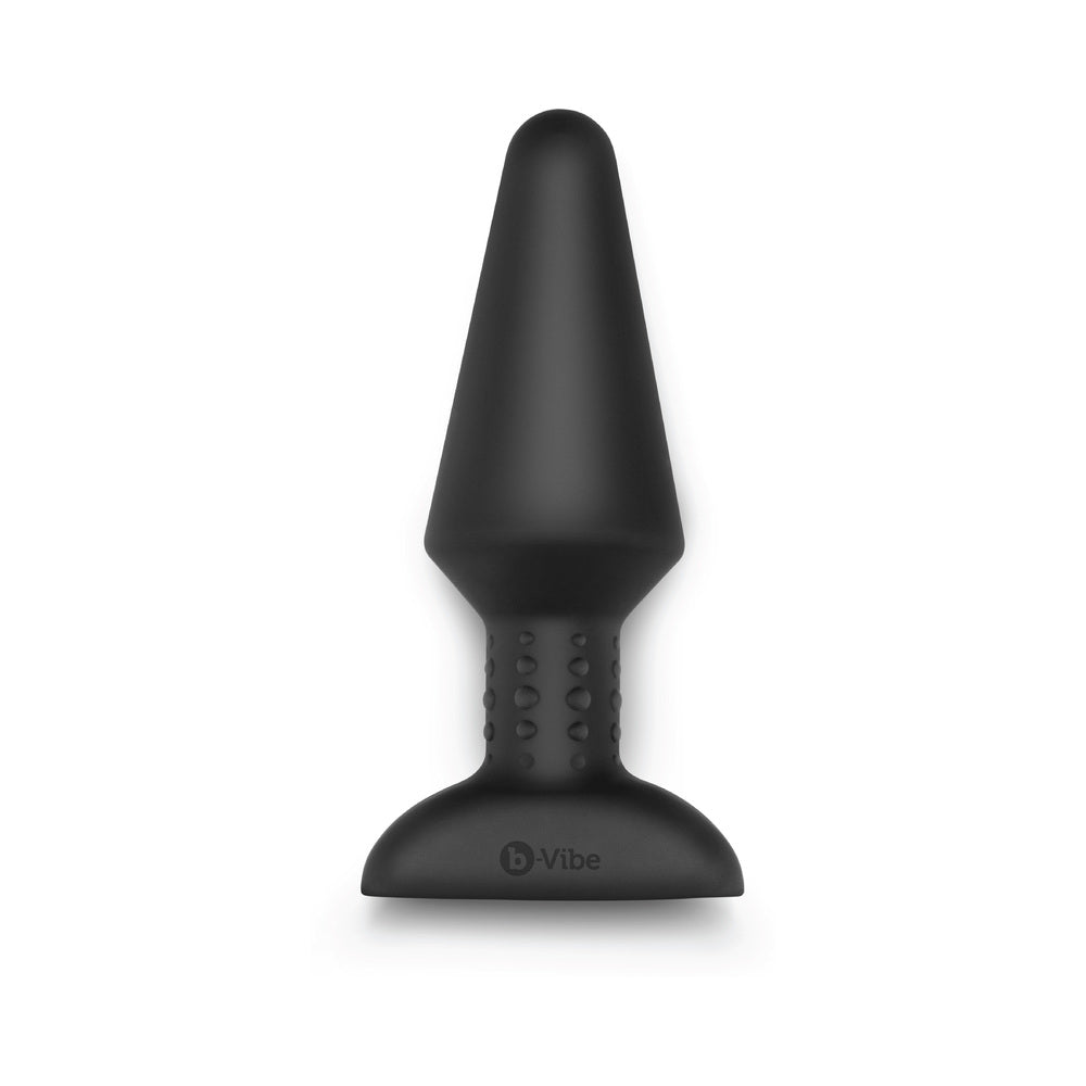 b-Vibe Rimming XL Rotating and Vibrating Remote Control Plug – Black