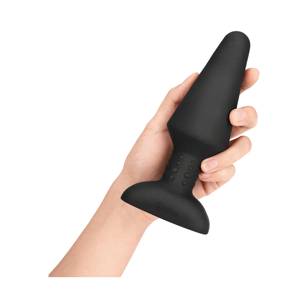 b-Vibe Rimming XL Rotating and Vibrating Remote Control Plug – Black