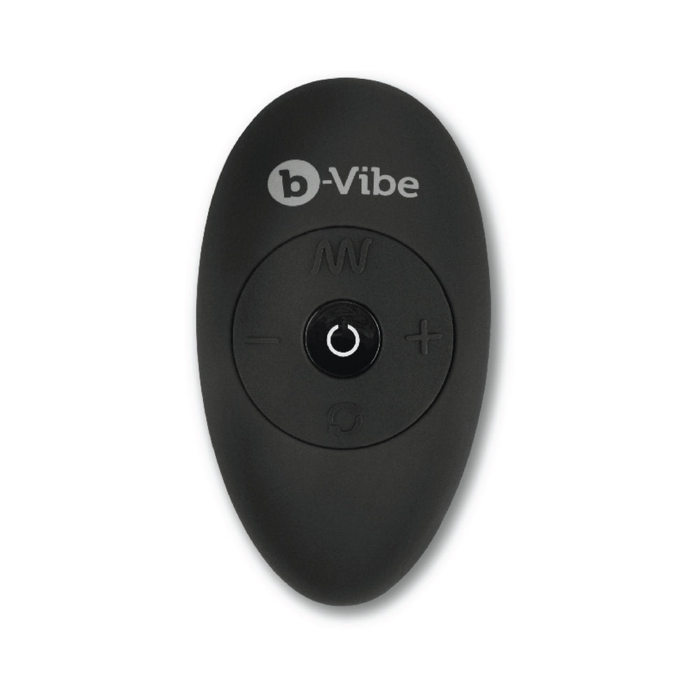 b-Vibe Rimming XL Rotating and Vibrating Remote Control Plug – Black