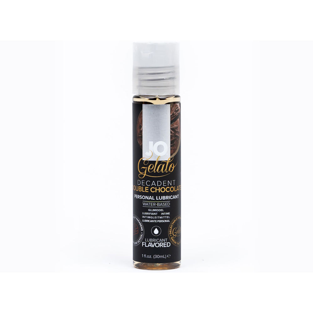 JO Gelato Decadent Double Chocolate Flavored Water-Based Lubricant 1 oz