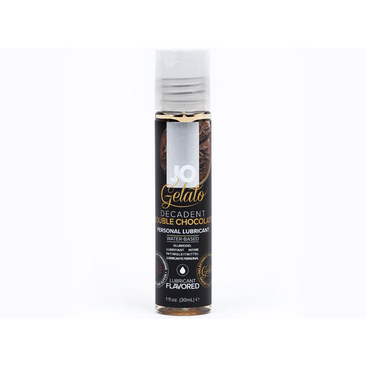 JO Gelato Decadent Double Chocolate Flavored Water-Based Lubricant 1 oz