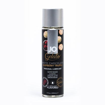 System JO Gelato White Chocolate Raspberry Truffle Water-Based Lubricant 4 oz