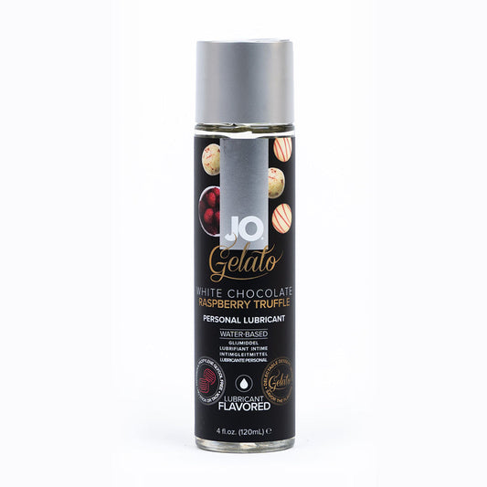 System JO Gelato White Chocolate Raspberry Truffle Water-Based Lubricant 4 oz