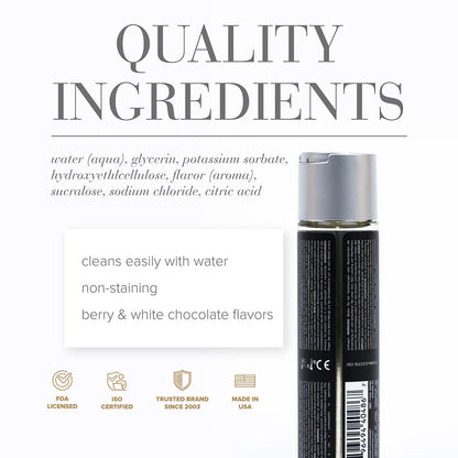 System JO Gelato White Chocolate Raspberry Truffle Water-Based Lubricant 4 oz