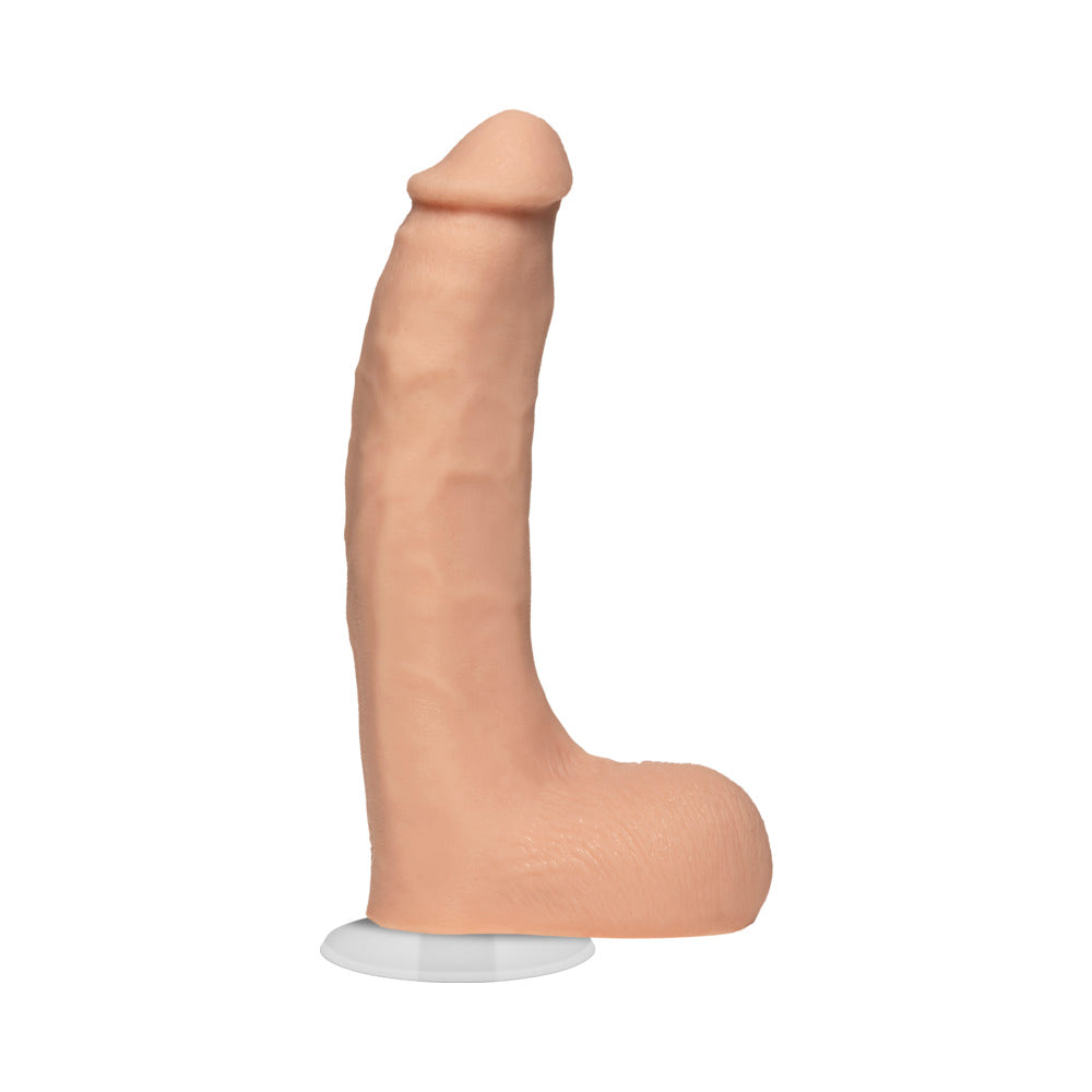 Doc Johnson Chad White 8.5 Inch ULTRASKYN Cock with Removable Vac-U-Lock Suction Cup - Vanilla