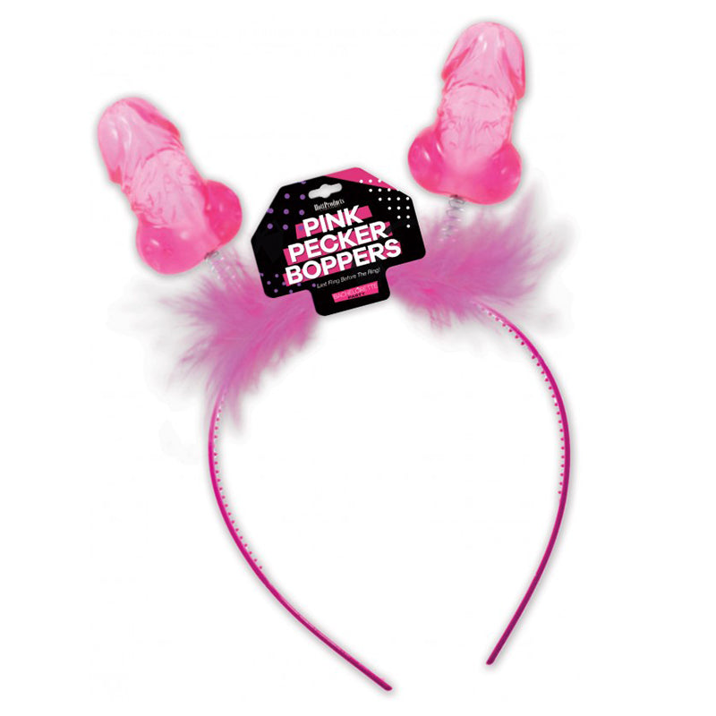 Hott Products Rainbow Pecker Bopper Headband – Hot Pink