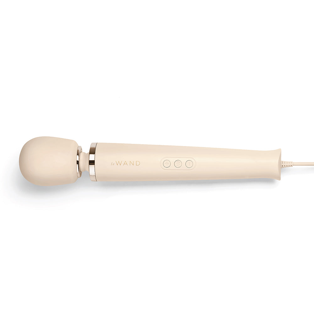 Le Wand Plug-In Vibrating Massager - Vanilla/Ivory/Beige