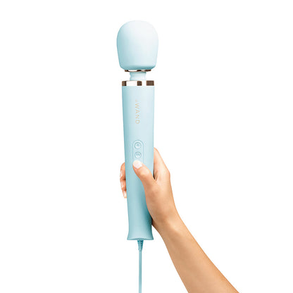 Le Wand Plug-In Vibrating Massager – Sky Blue