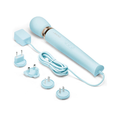 Le Wand Plug-In Vibrating Massager – Sky Blue