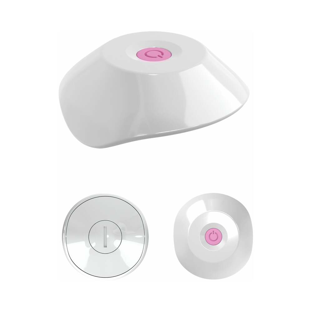 3Some Wall Banger Rabbit Vibrator – Multi-Function Silicone Toy with Suction Cup – Light Pink