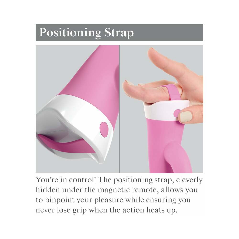 3Some Wall Banger Rabbit Vibrator – Multi-Function Silicone Toy with Suction Cup – Light Pink