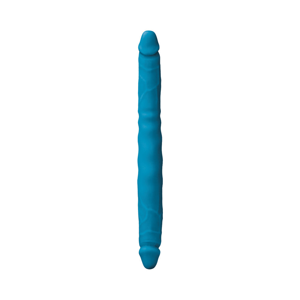 NS Novelties Colours Double Pleasure 12 in. Dual Ended Dildo - Blue