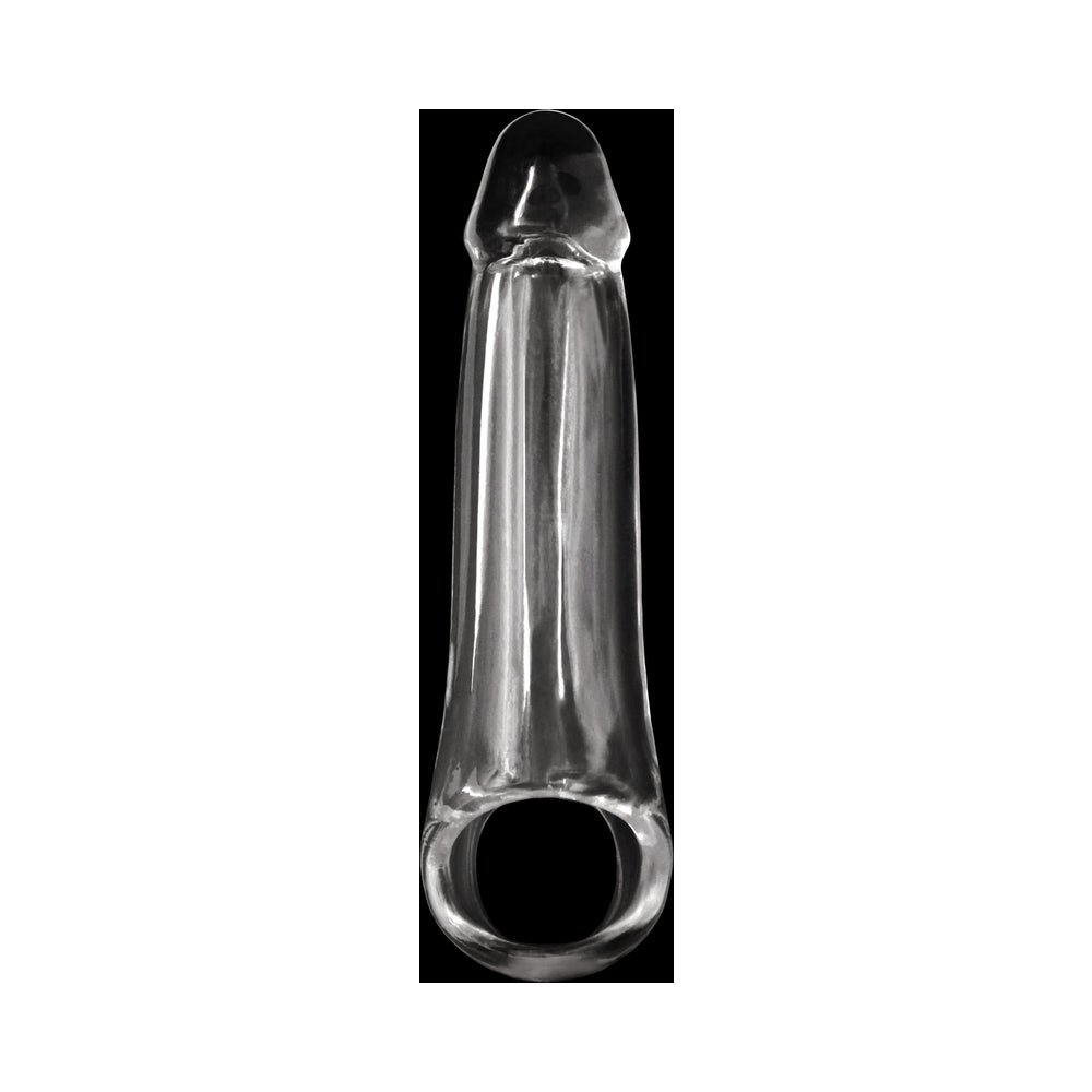 Renegade Fantasy Penis Extension Medium - Clear - Body-Safe TPE